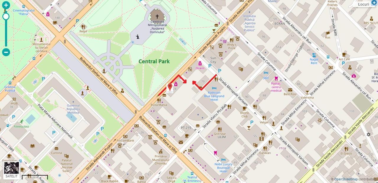 Ultra Central Park Apartments Chisinau Eksteriør bilde